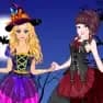 Elsa And Snow White Halloween Dress Up